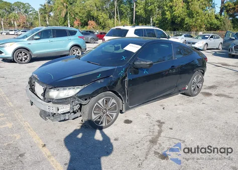 2017 Honda Civic Ex-L z USA, uszkodzony, nr VIN 2HGFC3B76HH354286